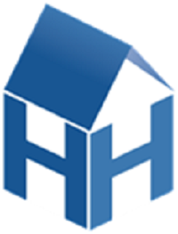 Picture of a house with two of the letter H as the walls