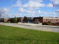 Picture of the front of Lester B. Pearson Catholic Elementary School