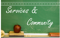 Services &amp; Community banner